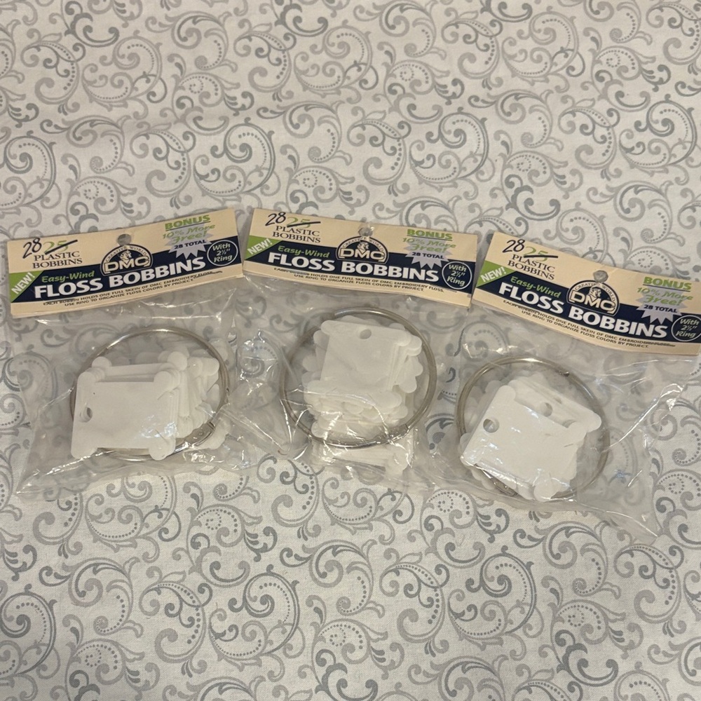 DMC Floss Bobbins Pack of 3 — Floss Organizers